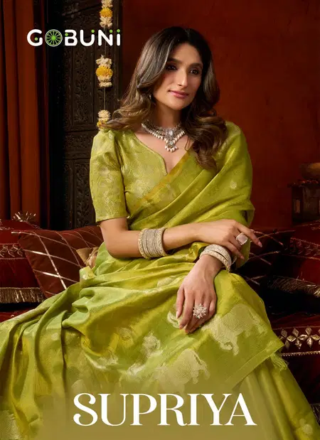 Supriya By Gobuni Heavy Tissue Fabric Saree Collections